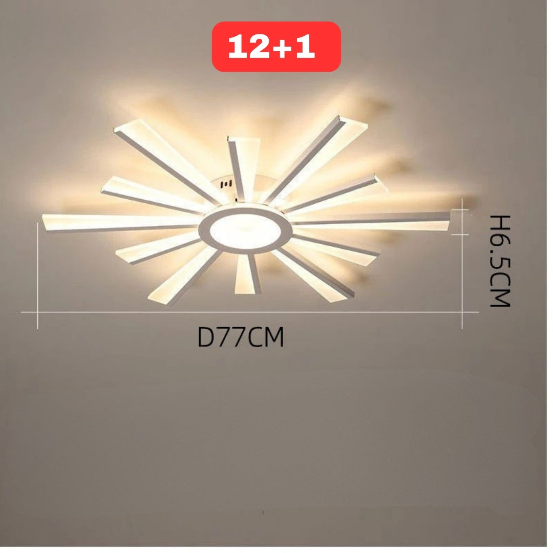 Nowoczesna lampa sufitowa LED SOLARA