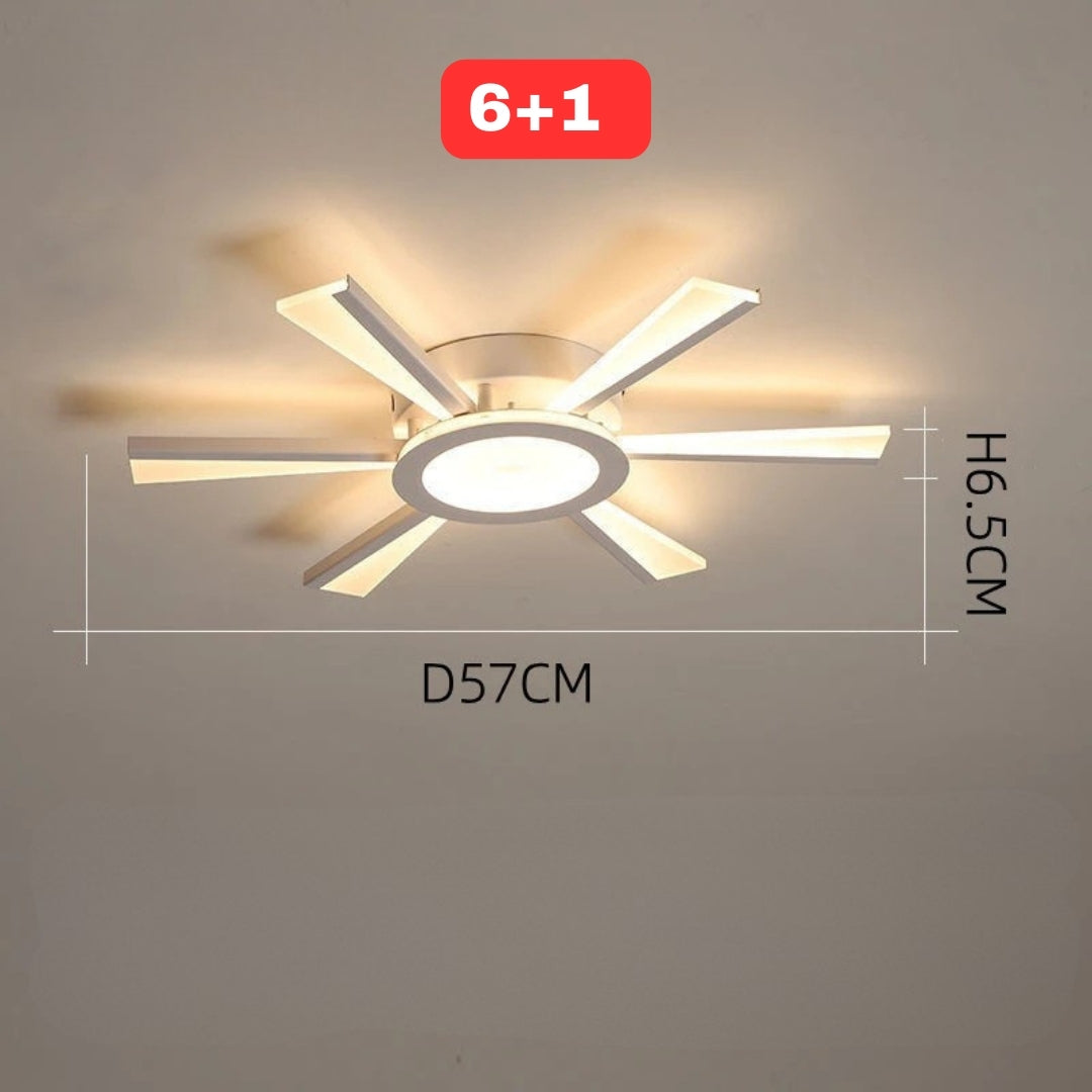 Nowoczesna lampa sufitowa LED SOLARA