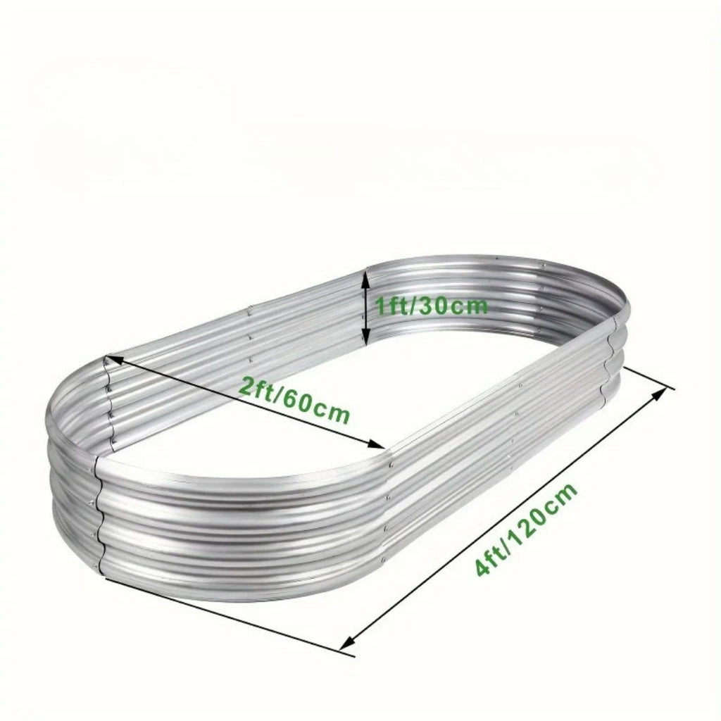 Metalowa grządka ogrodowa GARDEN PRO – podwyższona