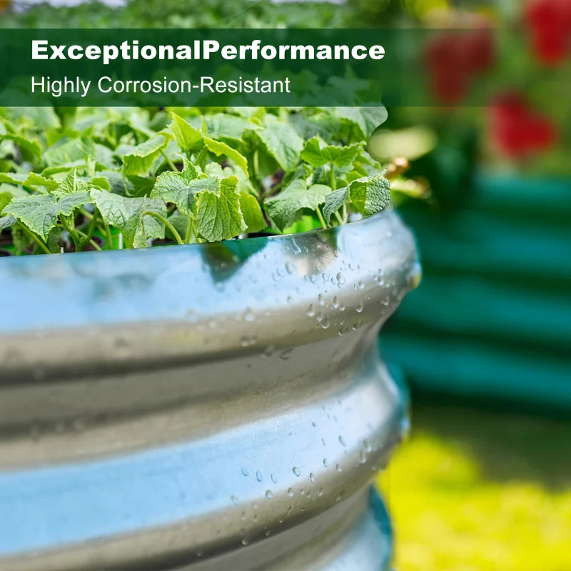 Metalowa grządka ogrodowa GARDEN PRO – podwyższona