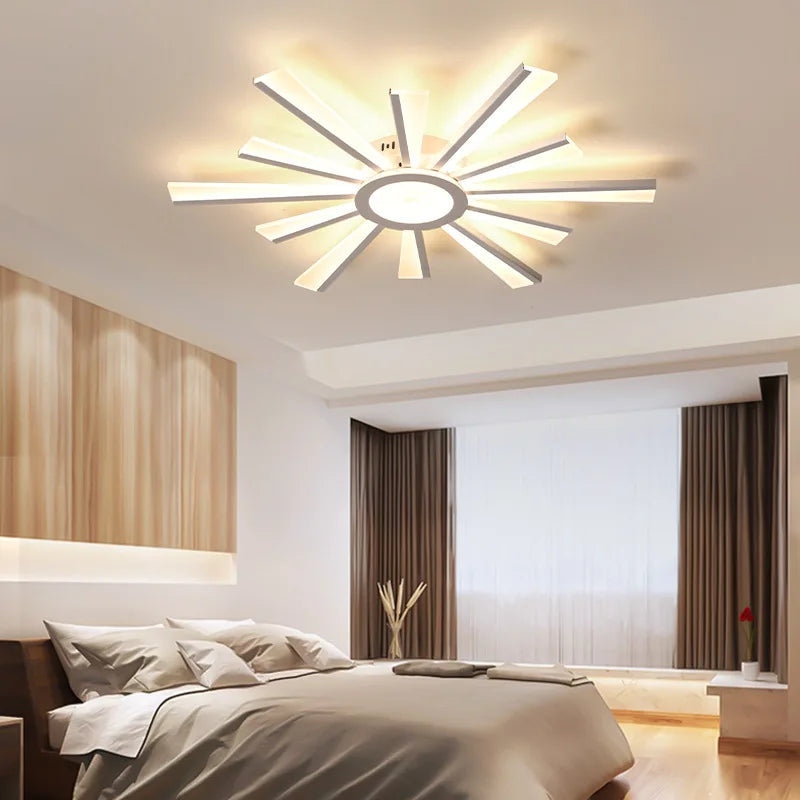 Nowoczesna lampa sufitowa LED SOLARA