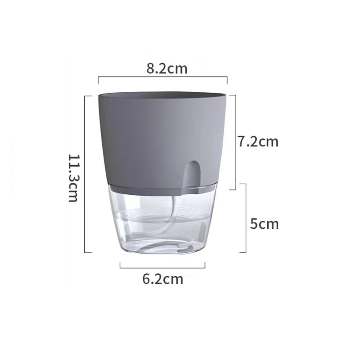 Doniczka samonawadniająca HYDROGROW – 2 poziomy