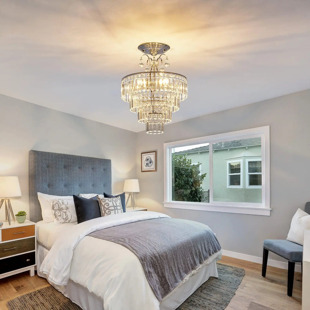 Lampa sufitowa kryształowa CRYSTELLA