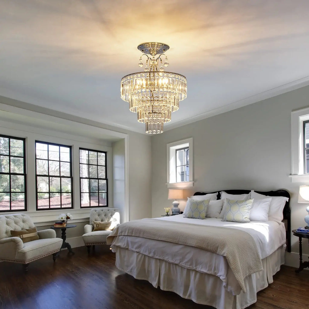 Lampa sufitowa kryształowa CRYSTELLA